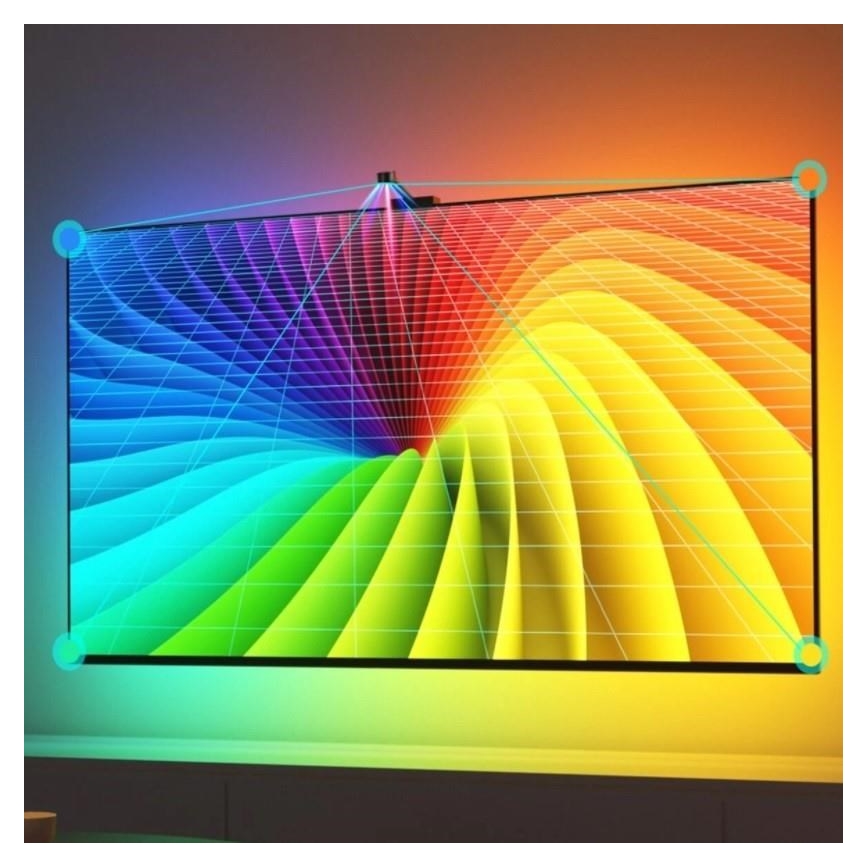 Govee - JUEGO 2x Flow PRO SMART LED TV & Gaming - RGBICWW Wi-Fi