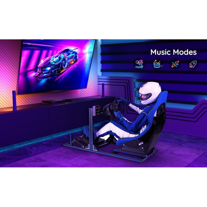 Govee - JUEGO 2x Flow PRO SMART LED TV & Gaming - RGBICWW Wi-Fi