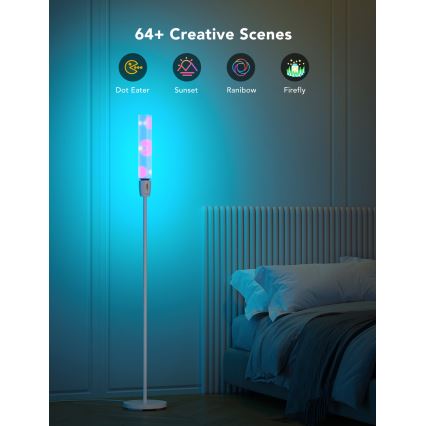 Govee - Lámpara de pie LED regulable CYLINDER SMART RGBICWW 2200-6500K