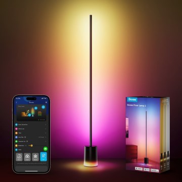 Govee - Lámpara LED de pie Inteligente MATTER LED RGBICWW 2200-6500K Wi-Fi + control remoto