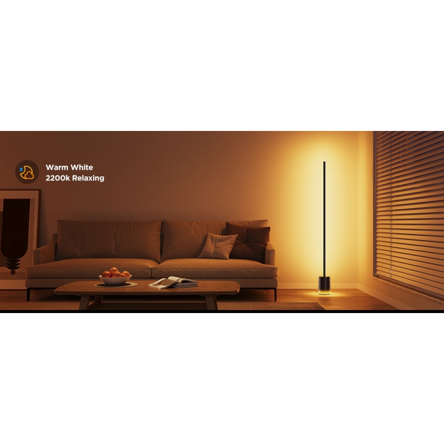 Govee - Lámpara LED de pie Inteligente MATTER LED RGBICWW 2200-6500K Wi-Fi + control remoto