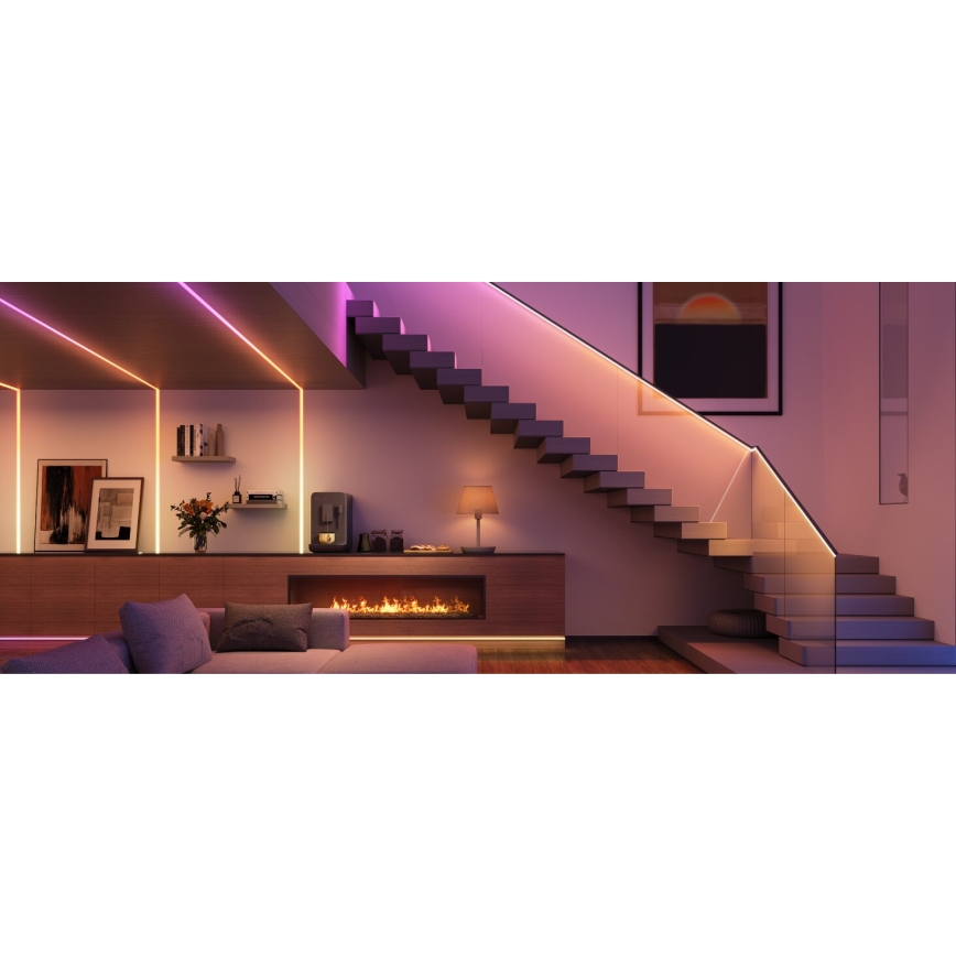 Govee - LED RGBICW Tira regulable COB 3780 diodos 3m Wi-Fi Matter