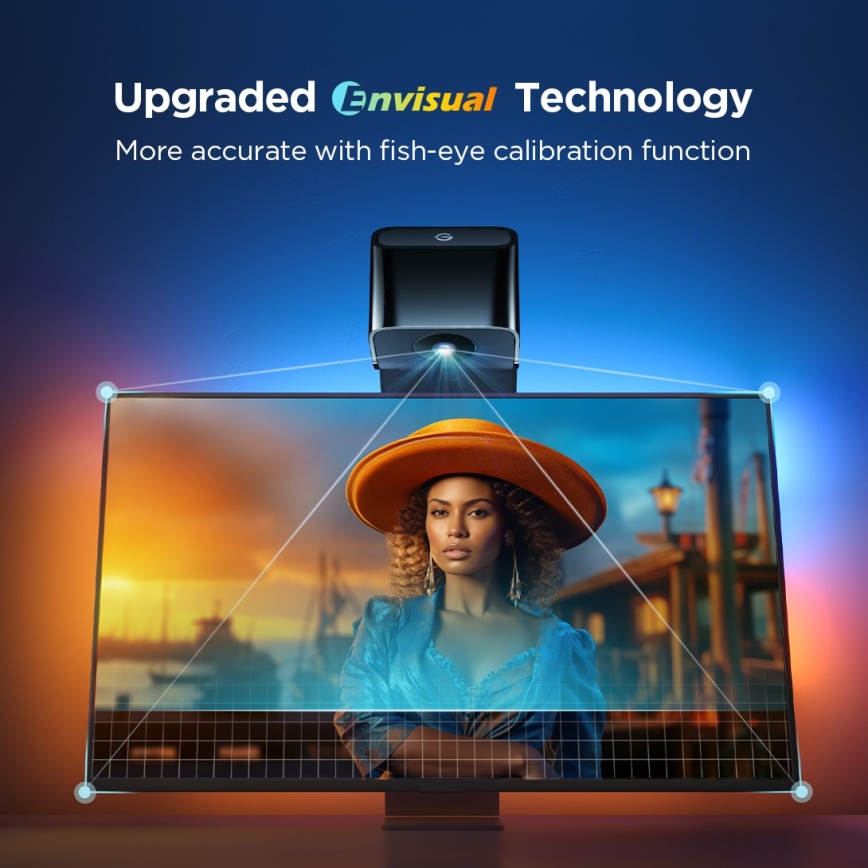 Govee - Luz de fondo para TV 3 Lite TV de 40-50" SMART LED RGBICW Wi-Fi IP67 + control remoto