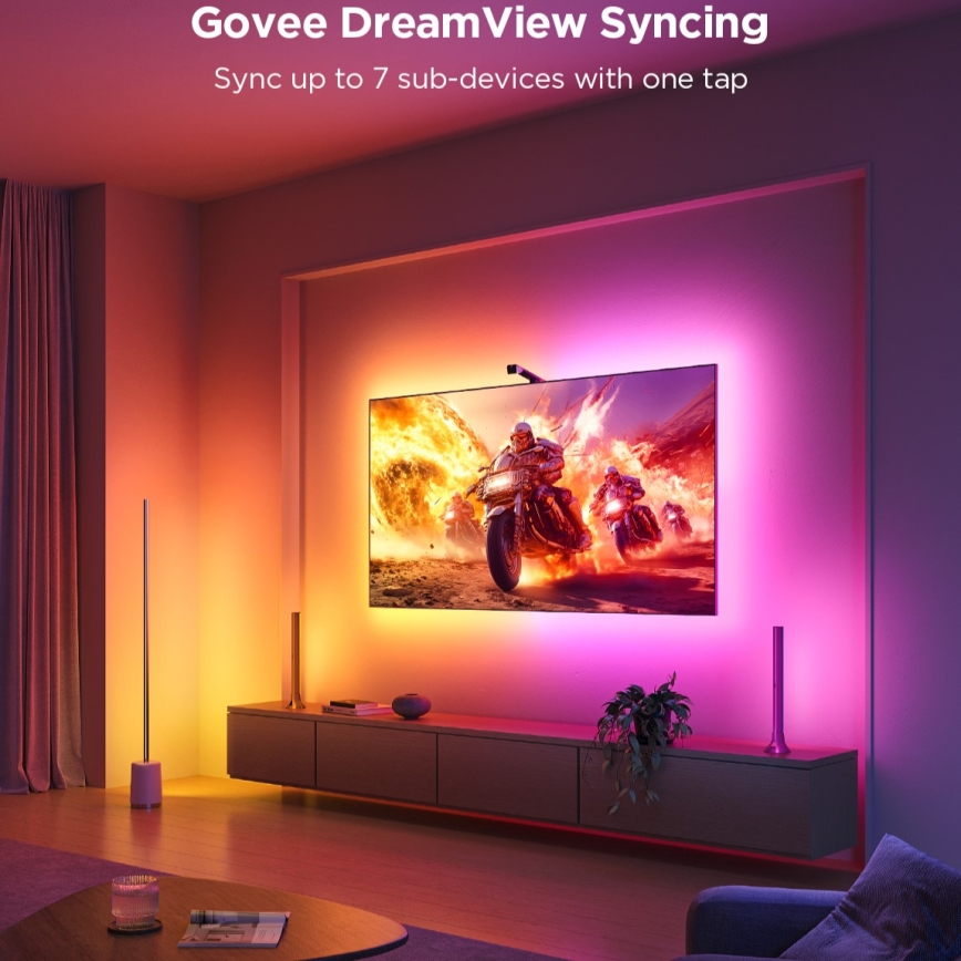 Govee - Luz de fondo para TV 3 Lite TV de 40-50" SMART LED RGBICW Wi-Fi IP67 + control remoto