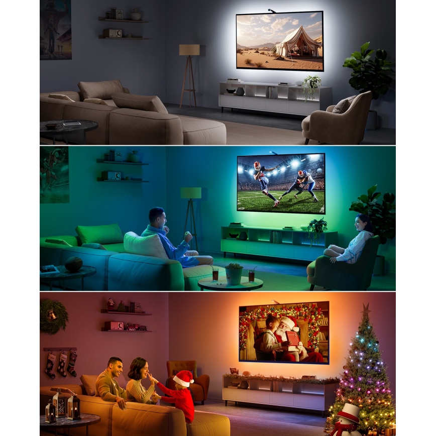 Govee - Luz de fondo para TV 3 Lite TV de 40-50" SMART LED RGBICW Wi-Fi IP67 + control remoto