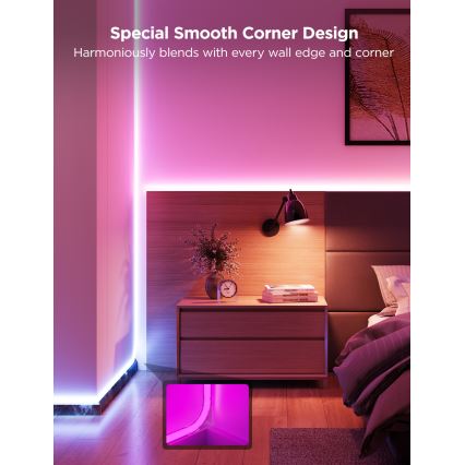 Govee - Neon MATTER LED Riel de esquina 5m RGBIC Wi-Fi