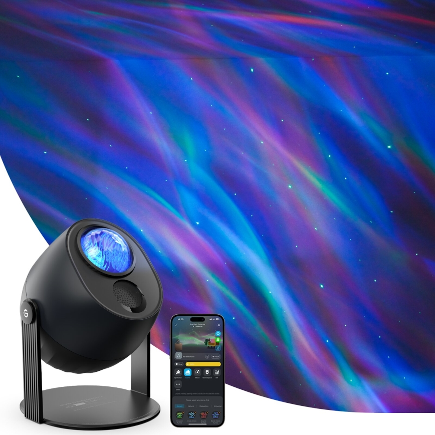 Govee - Proyector de luz Galaxy LED RGBW Wi-Fi Matter