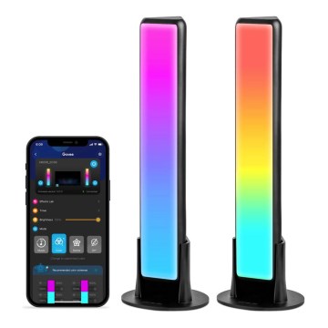 Govee - SET 2x Flow Plus SMART LED TV y Gaming - RGBICWW Wi-Fi