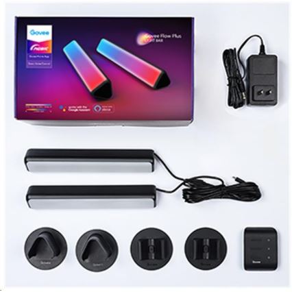 Govee - SET 2x Flow Plus SMART LED TV y Gaming - RGBICWW Wi-Fi