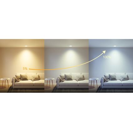 Govee - SET 2x LED RGBWW Lámpara empotrada LED/11W/230V Inteligente 2700-6500K