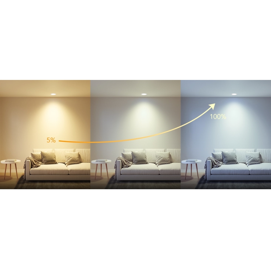 Govee - SET 2x LED RGBWW Lámpara empotrada LED/11W/230V Inteligente 2700-6500K