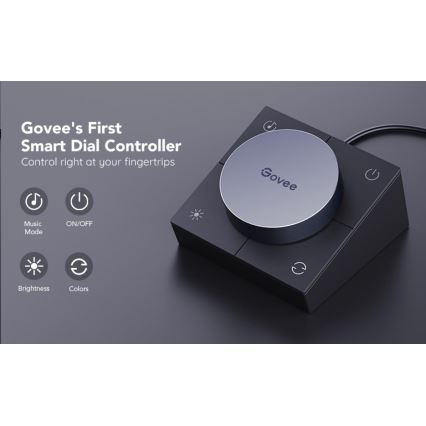Govee - SET 2x Smart Gaming Wi-Fi LED RGBIC Panely + Smart Dual + control remoto