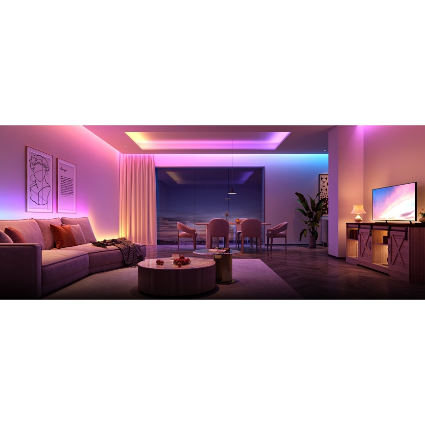 Govee - Tira de luz LED RGBWWIC regulable de extensión Strip Light 2 Pro de 1 m Wi-Fi Matter