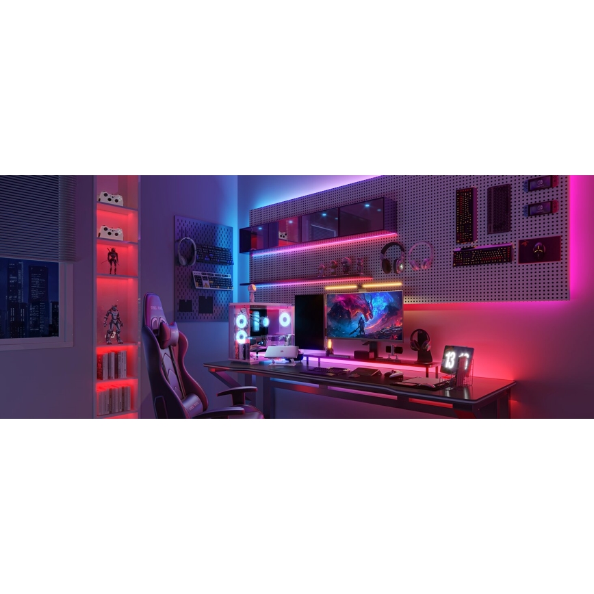 Govee - Tira de luz LED RGBWWIC regulable de extensión Strip Light 2 Pro de 1 m Wi-Fi Matter