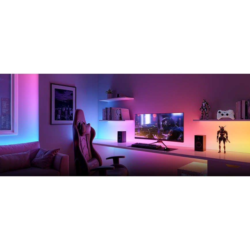 Govee - Tira de luz LED RGBWWIC regulable de extensión Strip Light 2 Pro de 1 m Wi-Fi Matter
