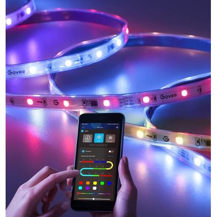 Govee - Tira LED exterior PRO SMART RGBICWW 10m Wi-Fi IP65