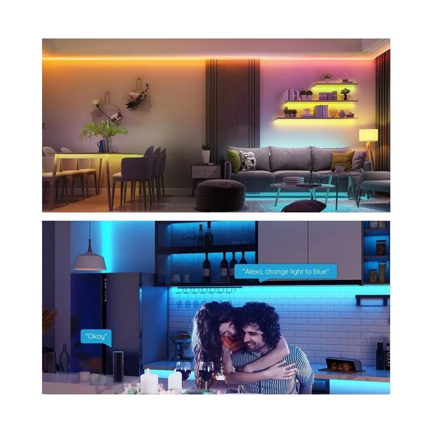 Govee - Tira LED inteligente Wi-Fi RGB 5m