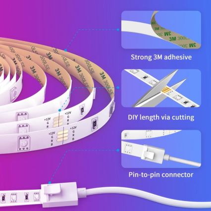 Govee - Tira LED inteligente Wi-Fi RGB 5m