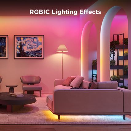 Govee - Tira LED SMART PRO RGBICW Wi-Fi 5m MATTER - extra duradera