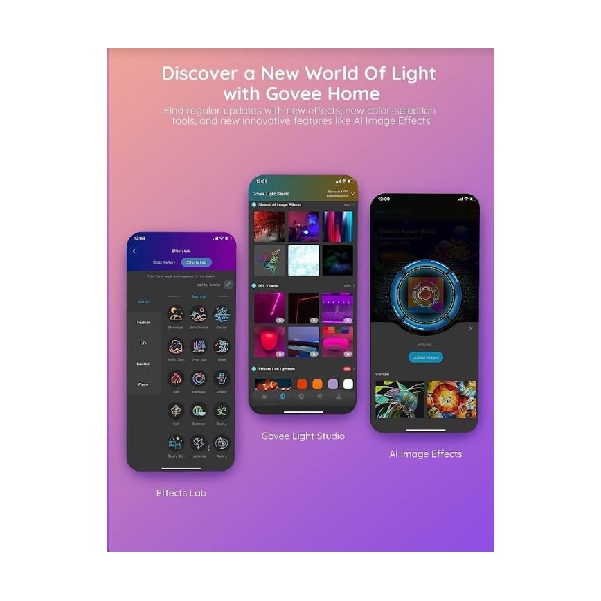 Govee - Tira LED Wi-Fi RGBIC Smart PRO 5m