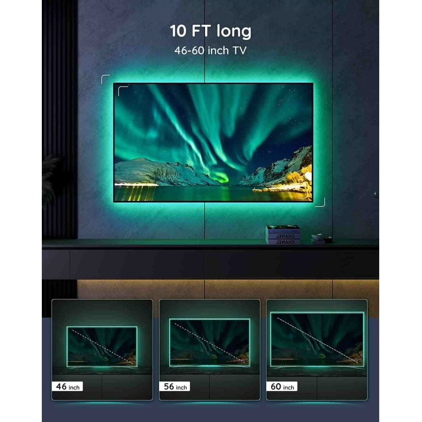 Govee - TV 46-60" SMART retroiluminación LED RGB