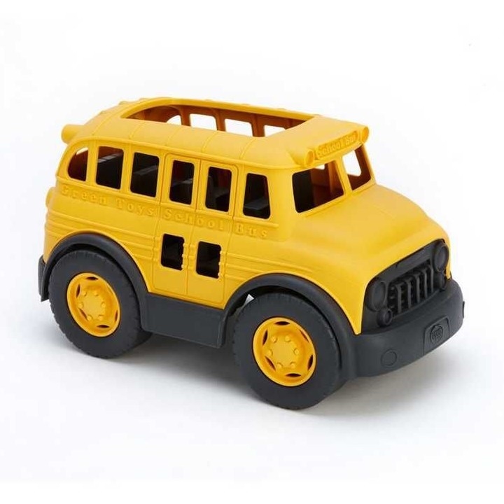 Green Toys - Autobús escolar amarillo/negro