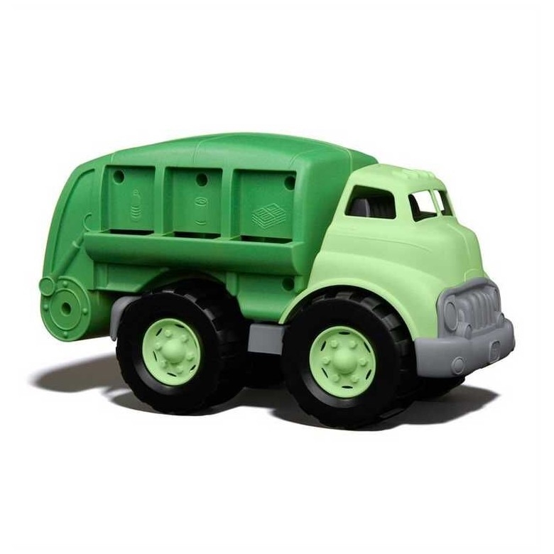 Green Toys - Camión de basura para reciclaje verde