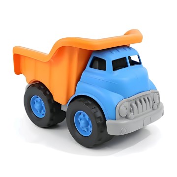Green Toys - Camión volquete naranja/azul