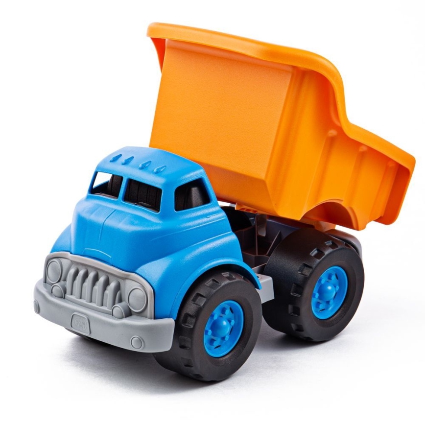 Green Toys - Camión volquete naranja/azul