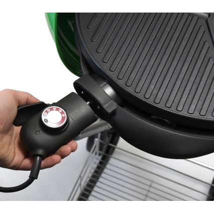 Grill eléctrico 1600W/230V negro/verde