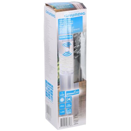 Grundig 14 - Lámpara solar LED 1xLED 1xAAA 600 mAh IP44