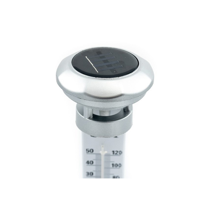 Grundig 89640 - Lámpara LED solar con termómetro 1xLED/1,2V IP44