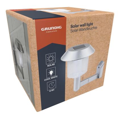 Grundig - Aplique LED solar LED/1,2V