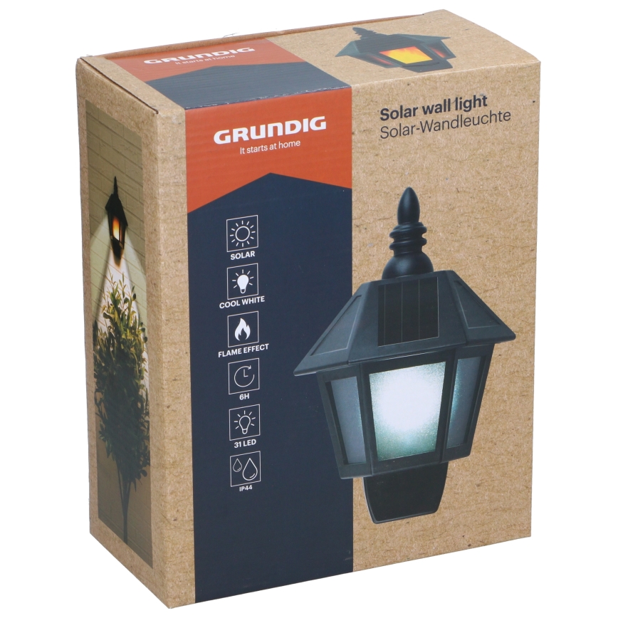Grundig - Aplique LED solar LED/1,2V IP44