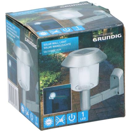 Grundig - Aplique solar LED LED/1,2V