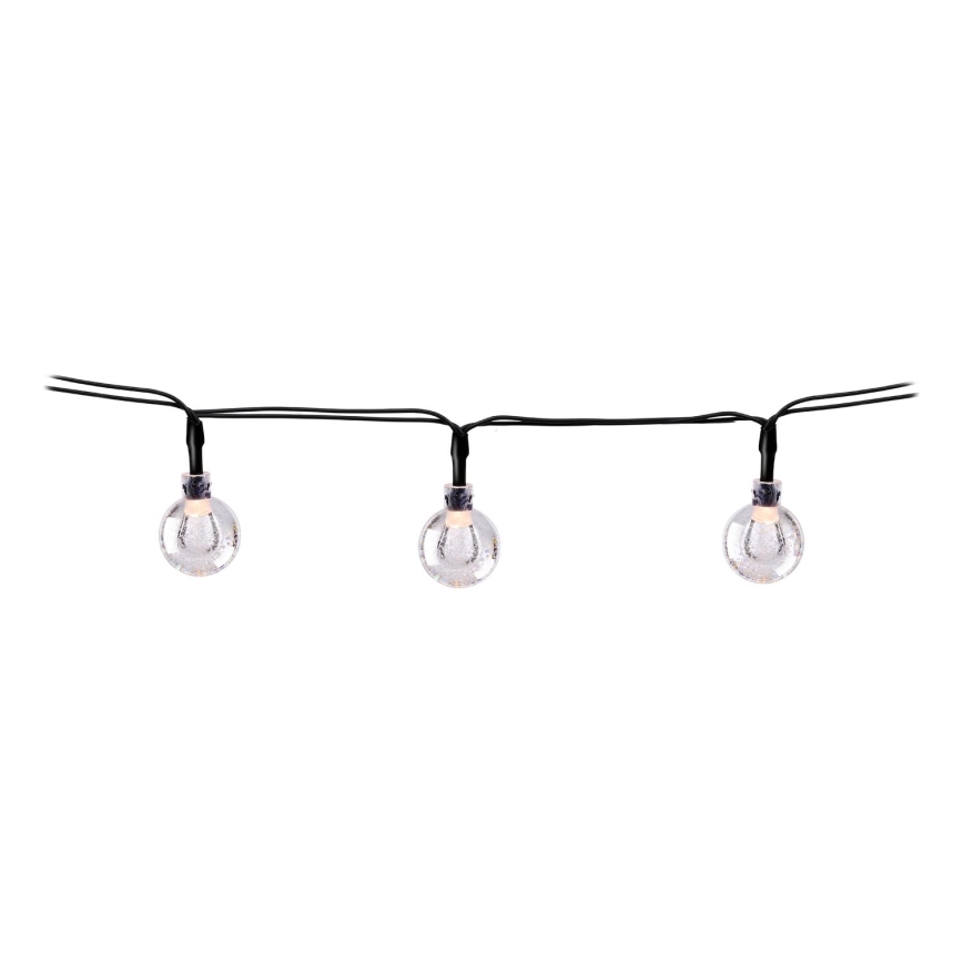 Grundig - Cadena solar LED 50xLED/8 funciones 6,9m blanco cálido