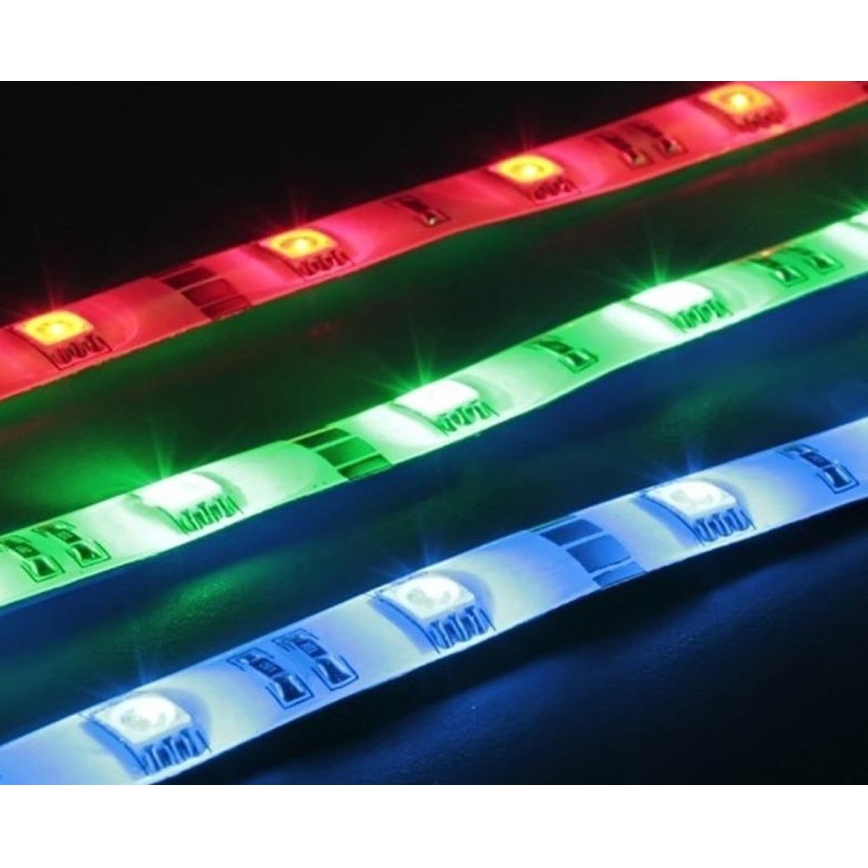 Grundig - Cinta LED RGB regulable 5m LED/24W/230V + CR
