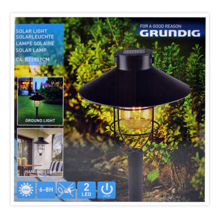 Grundig - Lámpara solar LED/1,2V