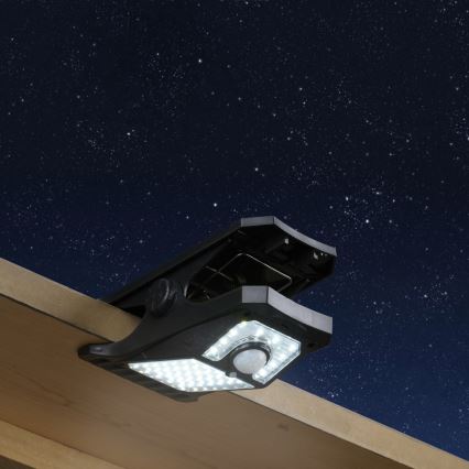 Grundig - Lámpara solar LED con sensor CLIP-ON LED/9W/3,7V IP44