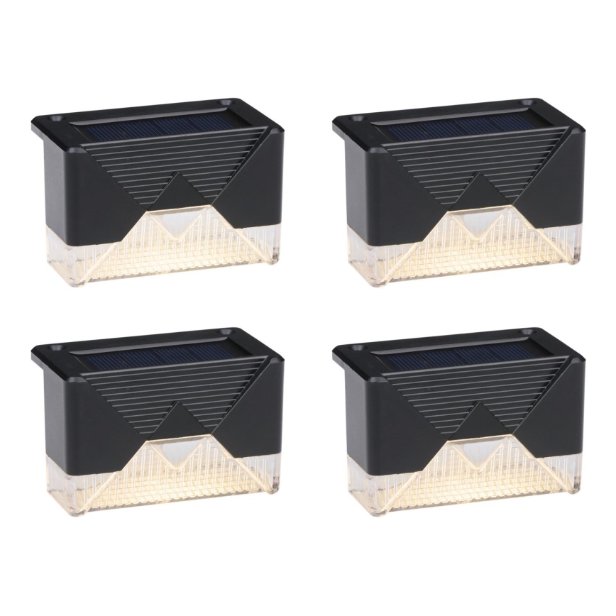 Grundig - SET 4x LED Aplique solar LED/1,2V IP44