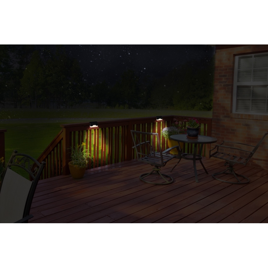 Grundig - SET 4x LED Aplique solar LED/1,2V IP44