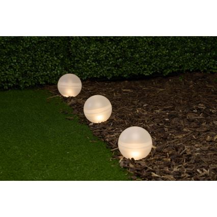 Grundig - SET 5x LED RGBW  Lámpara solar LED/3,2V IP44