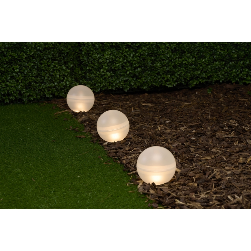 Grundig - SET 5x LED RGBW  Lámpara solar LED/3,2V IP44