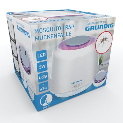 Grundig - Trampa para insectos UV/3W/5V