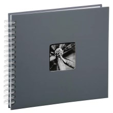 Hama - Álbum de fotos espiral 28x24 cm 50 páginas gris