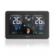 Hama - Estación meteorológica con pantalla LCD en color y alarma + USB negro
