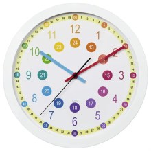 Hama - Reloj de pared infantil 1xAA multicolor