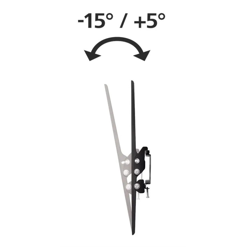 Hama - Soporte de pared inclinable para TV 32-75" negro