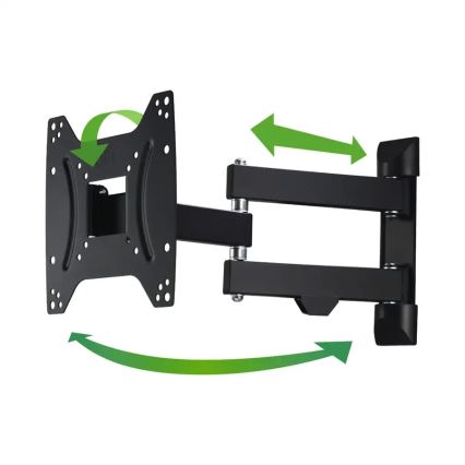 Hama - Soporte de pared para TV con articulación 19-48" negro