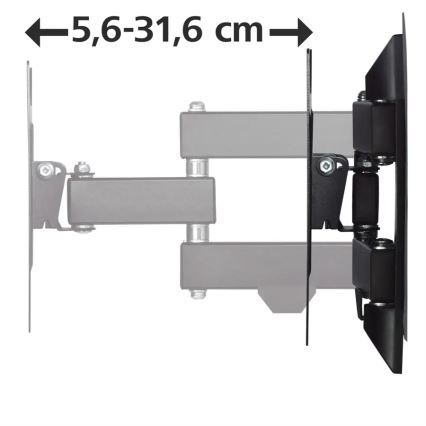 Hama - Soporte de pared para TV con articulación 19-48" negro